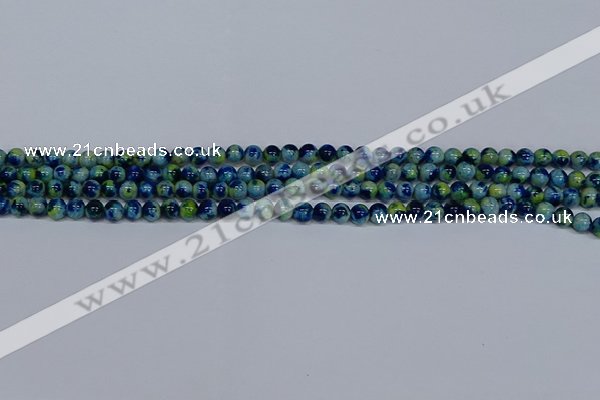 CMJ666 15.5 inches 4mm round rainbow jade beads wholesale