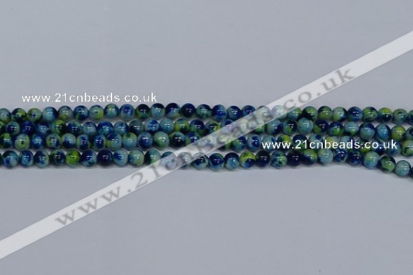 CMJ667 15.5 inches 6mm round rainbow jade beads wholesale