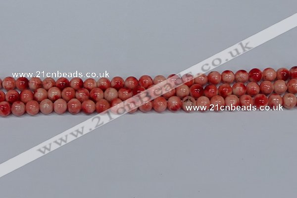 CMJ682 15.5 inches 8mm round rainbow jade beads wholesale