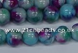 CMJ690 15.5 inches 10mm round rainbow jade beads wholesale