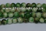 CMJ701 15.5 inches 4mm round rainbow jade beads wholesale