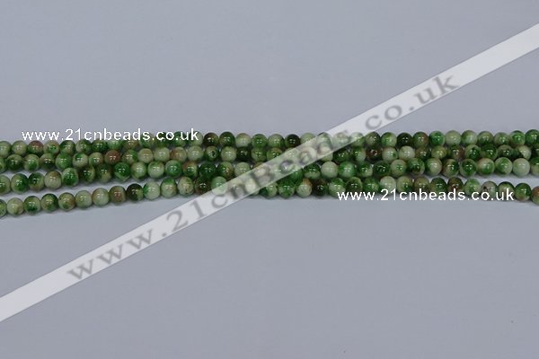 CMJ701 15.5 inches 4mm round rainbow jade beads wholesale