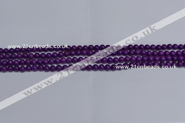 CMJ71 15.5 inches 4mm round Mashan jade beads wholesale