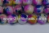 CMJ711 15.5 inches 10mm round rainbow jade beads wholesale