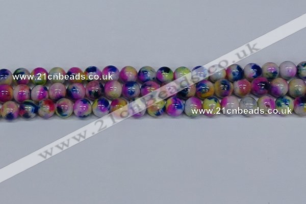 CMJ712 15.5 inches 12mm round rainbow jade beads wholesale