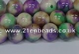 CMJ718 15.5 inches 10mm round rainbow jade beads wholesale