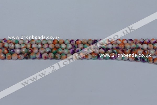 CMJ723 15.5 inches 6mm round rainbow jade beads wholesale