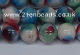 CMJ733 15.5 inches 12mm round rainbow jade beads wholesale