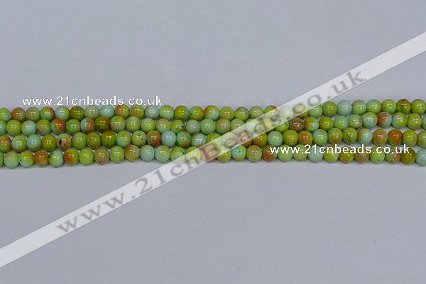 CMJ737 15.5 inches 6mm round rainbow jade beads wholesale