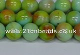 CMJ739 15.5 inches 10mm round rainbow jade beads wholesale