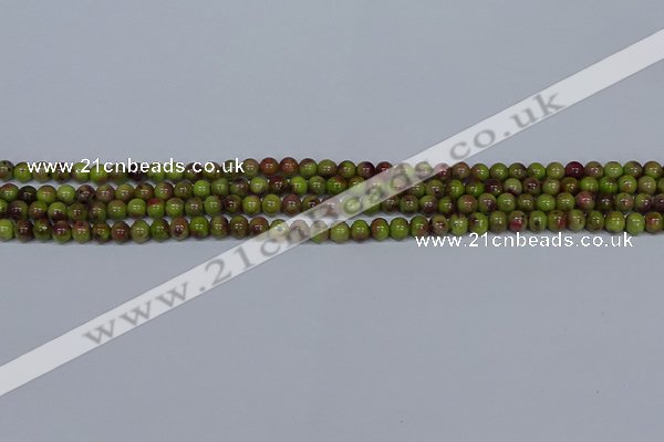 CMJ743 15.5 inches 4mm round rainbow jade beads wholesale