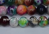 CMJ753 15.5 inches 10mm round rainbow jade beads wholesale