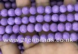 CMJ818 15.5 inches 10mm round matte Mashan jade beads wholesale