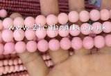 CMJ823 15.5 inches 10mm round matte Mashan jade beads wholesale