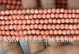 CMJ825 15.5 inches 4mm round matte Mashan jade beads wholesale