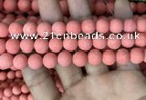CMJ828 15.5 inches 10mm round matte Mashan jade beads wholesale