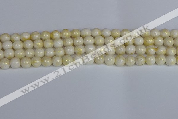 CMJ901 15.5 inches 6mm round Mashan jade beads wholesale