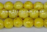 CMJ906 15.5 inches 6mm round Mashan jade beads wholesale