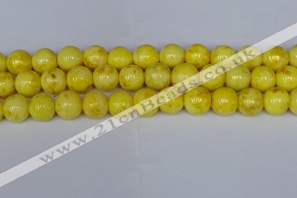 CMJ909 15.5 inches 12mm round Mashan jade beads wholesale