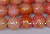 CMJ912 15.5 inches 8mm round Mashan jade beads wholesale