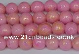 CMJ915 15.5 inches 4mm round Mashan jade beads wholesale