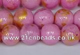 CMJ917 15.5 inches 8mm round Mashan jade beads wholesale