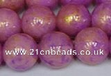 CMJ924 15.5 inches 12mm round Mashan jade beads wholesale