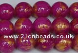 CMJ927 15.5 inches 8mm round Mashan jade beads wholesale