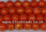 CMJ930 15.5 inches 4mm round Mashan jade beads wholesale