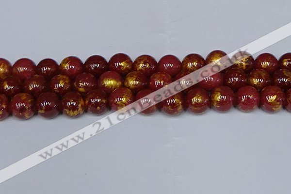 CMJ949 15.5 inches 12mm round Mashan jade beads wholesale