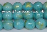 CMJ966 15.5 inches 6mm round Mashan jade beads wholesale