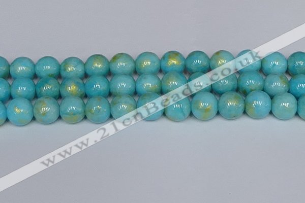 CMJ969 15.5 inches 12mm round Mashan jade beads wholesale