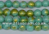 CMJ970 15.5 inches 4mm round Mashan jade beads wholesale