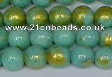 CMJ971 15.5 inches 6mm round Mashan jade beads wholesale