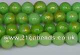 CMJ975 15.5 inches 4mm round Mashan jade beads wholesale