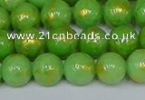 CMJ976 15.5 inches 6mm round Mashan jade beads wholesale