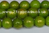 CMJ986 15.5 inches 6mm round Mashan jade beads wholesale