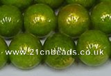 CMJ989 15.5 inches 12mm round Mashan jade beads wholesale