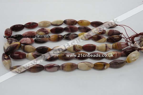 CMK106 15.5 inches 11*22mm trihedron mookaite beads wholesale
