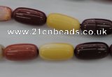 CMK125 15.5 inches 8*16mm drum mookaite beads wholesale