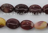 CMK140 15.5 inches 12*16mm oval mookaite beads wholesale