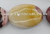 CMK144 15.5 inches 25*35mm oval mookaite beads wholesale