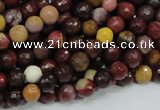 CMK16 15.5 inches 6mm faceted round mookaite beads wholesale