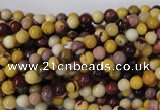 CMK201 15.5 inches 4mm round mookaite gemstone beads wholesale