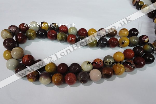 CMK206 15.5 inches 14mm round mookaite gemstone beads wholesale