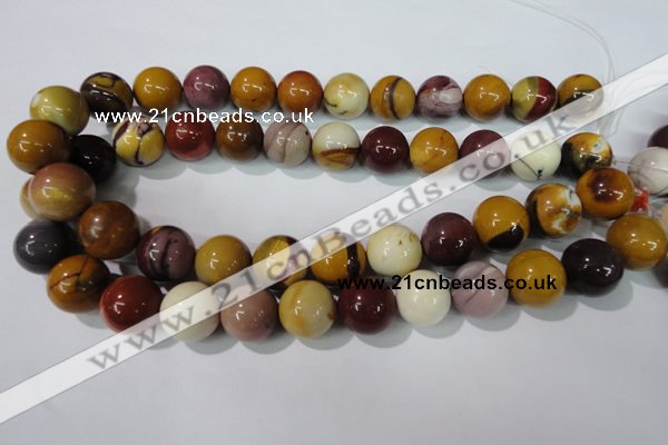 CMK207 15.5 inches 16mm round mookaite gemstone beads wholesale