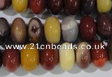 CMK222 15.5 inches 8*12mm rondelle mookaite gemstone beads