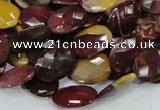 CMK25 15.5 inches 15*20mm faceted oval mookaite beads wholesale