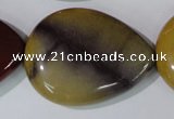 CMK255 15.5 inches 30*40mm flat teardrop mookaite gemstone beads