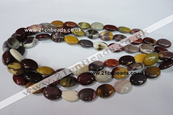 CMK259 15.5 inches 13*18mm oval mookaite gemstone beads